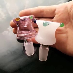 A nova cor cabeça de bolha acessórios Yanju atacado acessórios para bongos de vidro, cachimbo de água de vidro para fumar, frete grátis