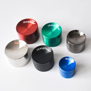 Fabrika Fiyatı Sharpstone İçbükey Öğütücüler Zihinsel Öğütücüler 40mm 50mm 55mm 63mm OEM Mevcut DHL Free ile Çinko Alaşım Bitkisel Öğütücü