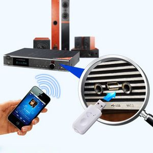 Neue Ankunft blau Wireless USB Bluetooth Audio Musik Receiver Adapter für iPhone Samsung für Auto Smartphone Tablet PC Lautsprecher