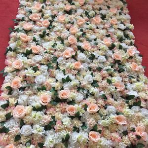 20 pezzi White Champagne Green Flowlo Flowrop Flower Wall Wedding Event Event Decoration