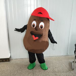 Coffee bean Mascot Costume chocolate Cospaly Cartoon Character adult Halloween party costume Carnival Costume