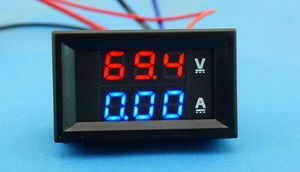 Freeshipping 2PCS/LOT Dual display DC 300V/500A Ammeter Voltmeter Digital led Amp Volt Meter Voltage Current 12V 24V CAR