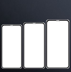 Cobertura completa de vidro temperado protetor de tela para Iphone XR (6,1) Iphone XS MAX (6,5) com pacote de papel