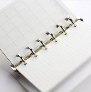 A5 Loose Leaf Notebook Refill Spiral Binder Planner Inner Page Inside Paper Dairy Weekly Monthly Plan To do Line Dot grid