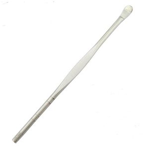 Pick per orecchio in acciaio inossidabile per cerume per curette, strumento per pulire la maniglia, cucchiaio per orecchio, forniture per assistenza sanitaria LX3877