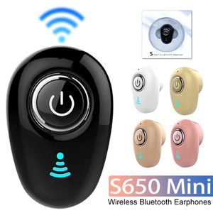 S650 Mini Bluetooth Hörlurar Trådlös Business Headset BT4.1 Örhuddar med Mic Stereo Hörlurar med Retail Box