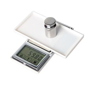 100g * 0.01g Peso Escala de Bolsillo Escala Digital de Precisión Balanza de Laboratorio de Pantalla Táctil Mini Joyería Portable Electrónica de Pesaje