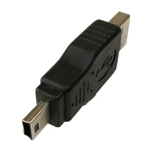 USB 2.0 Man till Mini USB 5PIN Male Connector Adapter för MP3 Camera Car Aux Flash Disk Card Reader Keybaord Mouse 800pcs / Lot
