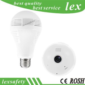 HD 960P FishEye 360 degrees Panoramic Bulb Light Wireless IP camera wifi CCTV 3D VR Camera Wi-FI Mini