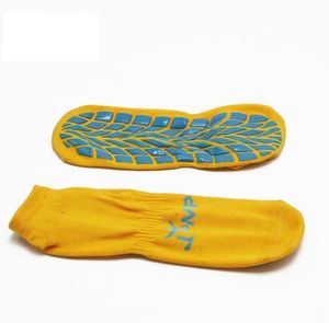 Calzini da trampolino di nuova moda per bambini adulti calzini in silicone antiscivolo yoga fitness calzini da ballo calzino sportivo da salto calzino sportivo da palestra