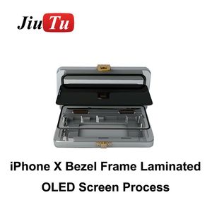 Jiutu Screen Ramka Bezelowa Forma Laminowanie do iPhone X Cracked OLED LCD Naprawa telefonów