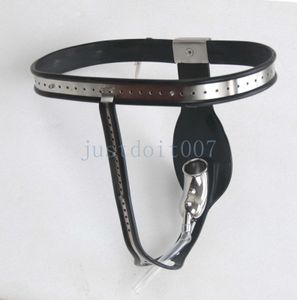 Redesigned Built-in Cage Stainless Steel Male Chastity Belt Device Tube Plug new #R54