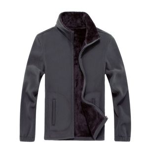 Designer New XL 8XL Мужская мягкая смешанная Флис повседневные Куртки Мужчины Теплые Толстовые Темные Пальтовые Твердые Утолщенные Верхние AF1561