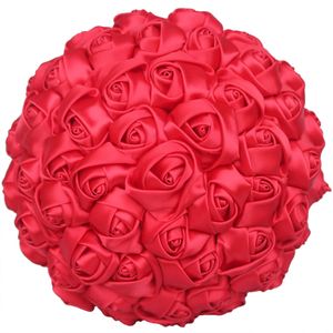 Artificial Wedding Flowers Wedding Bouquets for Brides Handmade Roses Bridal Bouquets Pink Ivory Red Bridesmaid Bouquet Wedding Decorations