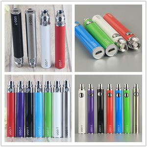 510 Konu Ego Mikro USB Geçiş EVOD Vape Pil 650mAh 900 mAh 1100 mAh UGO T V Alt Şarj Buharlaştırıcı E CIGS Kablo Şarj