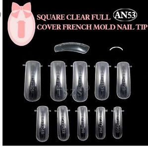 1box / lote * 100 pcs Dual Nail Art Sistema Formulário UV Gel Acrílico Dicas Falsas Salão De Ferramentas