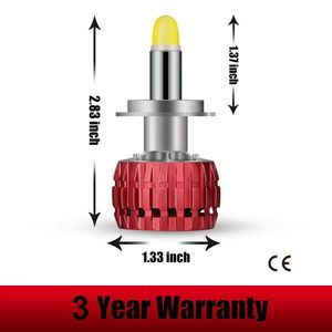 Pampsee 1 Çift H7 H4 H11 H3 9005 Su Geçirmez 360 Derece Işık Işın 6000 K 70 W 3500LM Motosiklet LED Far Için LED Far Ampuller