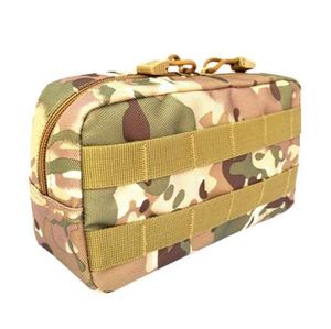 Tactical Molle Utility Bolle Bolsa Ferramenta Ferramenta Primeiros Socorros Mochila Rock Saco de Escalada para GPS Colete Cinto Exterior Camping Caminhadas Equipamento