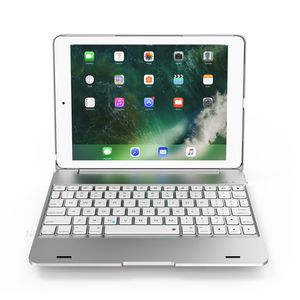 Cubierta de la caja del teclado de Landas Blueethooth para iPad Air Wireless Bluetooth Funda de teclado para iPad 5 A1476 A1474 A1475 para 2018 iPad 9.7