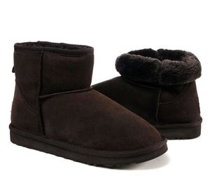 겨울 클래식 미니 부츠 여성 디자이너 스노우 부츠 야외 따뜻한 미니 신발 밤나무 푸른 갈색 검은 모래 크기 36-41 여성 고품질