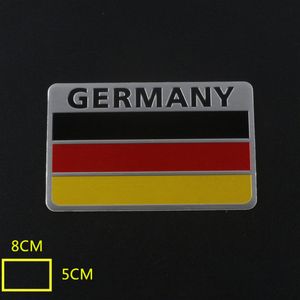 Niemiecki samochód auto pnia Suv Niemcy flaga aluminiowa naklejka na emblemat odznaka decal2798