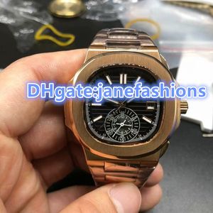 Orologi da uomo di alta qualità migliori orologi in acciaio inossidabile oro rosa orologi meccanici automatici con quadrante secondario orologio impermeabile