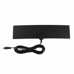 Freeshipping Verstärkte HDTV-Antenne 25 Meilen Reichweite Digital Indoor US-Stecker TV-Antenne Signalverstärker Booster-Kabel Voll 1080 4K