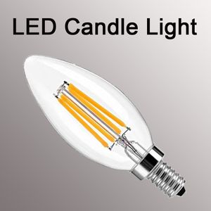 Clássico lâmpada de led de LED clássico lâmpada de vidro de alta potência Bulbo 110V 220V 240V Retro LED Edison Lâmpada Luz de vela