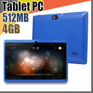 50X7 cal pojemnościowy RK3126 czterordzeniowy Android 4.4 podwójny aparat Tablet PC 4GB 512MB WiFi EPAD Youtube Facebook Google latarka C-7PB