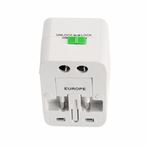 Wszystko w jednym uniwersalnym Global International Plug Adapter 2 Port USB World Travel AC Ładowarka zasilania Adapter z AU US UK UE Wtyczka 50 sztuk / partia