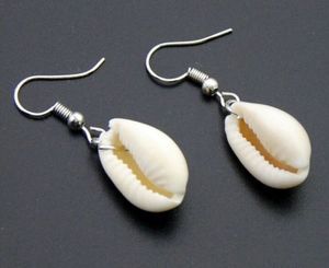 20 par europa simples praia do mar shell concha forma brincos mulheres gfit diy jóias novo