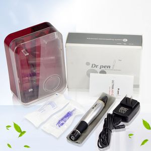Dr. Pen Derma Stamp Auto Microneedle System Adjustable Needle Lengths 0.25mm-3.0mm Electric MicroRoller