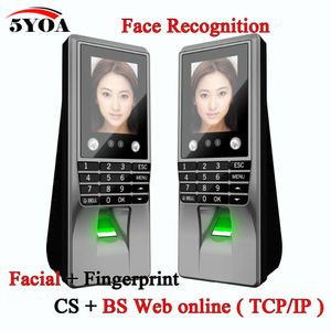 Biometric Facial Face Recognition Fingerprint Password Key Access Control Device Attendance Machine Door Lock System Electronic