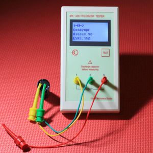 Freeshipping Portable MK-328 ESR Meter Tester Transistor Induktans Kapacitansresistans LCR-test MOS / PNP / NPN Automatisk detektering