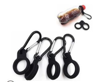 Silikon Wasserflasche Karabiner Halter Camping Wandern Sport Getränke Schnalle Haken Clip Schlüsselanhänger Werkzeuge Outdoor Gadgets