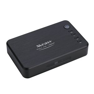 Freeshipping Multimedia Tragbarer 3D-HDD-Player Full HD 1080P-Player MKV H.264 HD-MI USB HOST SD mit Fernbedienung