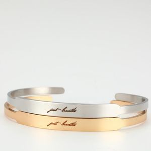 Moda gioielli accessori bene 'Just Breathe hai questo Bracciale positivo messaggio Mantra, regali di gioielli con detti