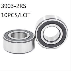 10pcs high speed 3903-2RS 3903 2RS 17x30x10 double row angular contact ball bearing 17*30*10 mm