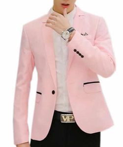 ARRIVE GUIDE Mens' Stylish Solid Lapel Blazer Jacket Coat