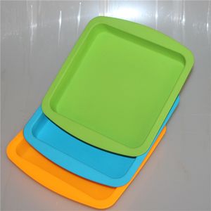 Prato de cera de silicone profundo Pan Square Forma 8 