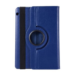 Litchi Leather Case Flip Cover med Swiver Kickstand för Huawei MediaPad T3 10 9.6 AGS-L09 AGS-L03 Tablet
