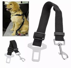 Cintura di sicurezza per cani regolabile per auto Pet Collari per animali domestici Guinzagli Accessori Imbracatura per cintura Guinzaglio per guinzaglio Clip da viaggio