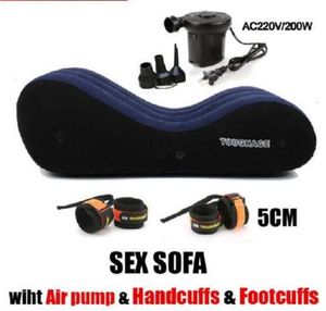 Sex Sofa Inflatable Pillow Chair Bed with Electric Pump Free Adult Sex Furniture Sex Games for Married Couples Best quality