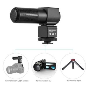 M101 Стерео Микрофон Назад Электронный микрофон Condenser Microphone для Canon Nikon Sony DSLR Камера Видео Видео Интервью