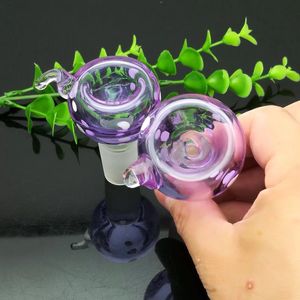 Tête de mousse de verre à crochet coloré Pipes Fumer des bangs en verre Bubblers pour les couleurs de mélange de tuyaux