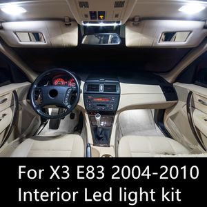 Shinman PCSエラー無料LEDインテリアライトキットパッケージ用BMW X3 E83アクセサリー2003 LEDインテリアライトキット