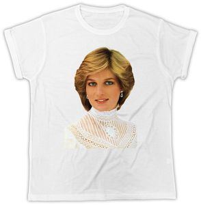 Chemise Queen Of Hearts achat en gros de Lady Diana T Shirt Reine de nos coeurs Hommes Femmes T shirt à manches courtes Casual T shirt imprimé Taille S Xl Simple