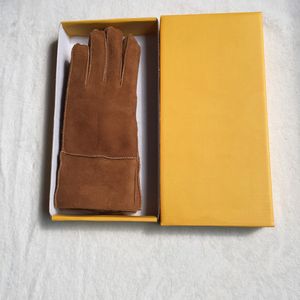 Классические модные женские новые шерстяные перчатки кожаные перчатки 100% шерсть бесплатная доставка во многих цветах
