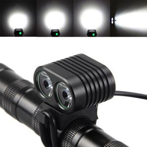 8000 Lumen XM-L2 LED-Fahrrad-Scheinwerferfahrrad-Leuchte-Radlampen-Scheinwerfer 4 Modi wiederaufladbare Fahrrad-Taschenlampen-Taschenlampen-Fackelfahrradzubehör