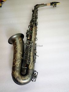 Heißes Altsaxophon-Instrument Yanazawa A-992 Es-Alt-Saxophon-Musikinstrument Black Nickel Gold-Saxophon